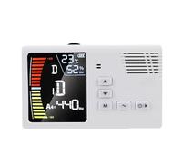 POENVFPO Metronome Tuner, 3 in 1 Digital Tuner Metronome Generator with Rechargeable Battery Vibration Microphone Pickup Modes, for Guzheng Guqin Pipa Erhu Folk Instruments (White)