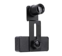 POENVFPO Microscope Lens Smartphone Adapter, Metal Phone Holder Mount Accessory for Connecting to Mobile Devices for Viewing, Photography, and Video Recording with 12.5X Eyepiece