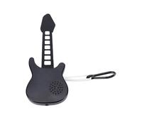 POENVFPO Mini Guitar Finger Piano, Mini Stuff Portable Foldable Silicone Keychain Musical Instrument with Sound Chips, for Kids Adults (Black and White version)