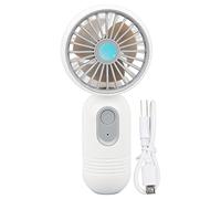POENVFPO Mini Handheld Fan, 3 Speed Adjustable USB Rechargeable Personal Pocket Portable Fan for Indoor Outdoor Travel (White)