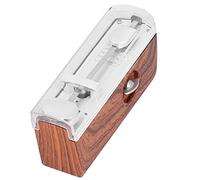 POENVFPO Mini Mechanical Metronome, Portable with Clear Sound and Adjustable Speed 60-208 BPM, with Cover, for Piano Ukulele Guitar Violin (Wood Color)
