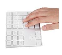 POENVFPO Mini Numpad, 34 Keys Wireless Numeric Keypad, Low Profile for Efficient Data Entry, Accounting, Bookkeeping, Spreadsheets - Portable for Typists, Professionals, Students