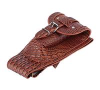 POENVFPO Motorcycle Fuel Tank Bib Bag, PU Leather Pouch 24.02in (#4) | Cruiser Front Panel Accessory, Adjustable Two Strap Mounting, Phone Wallet Key Access Storage