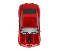 POENVFPO Mouse Sports Mouse Wirelessly of 2.4 GHz Computer with LED Headlights, a Great Racing Car Shaped Like (Red)