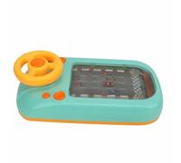POENVFPO Musical Steering Wheel Toy, Interactive Educational Car Game with Sounds, Horn, USB Rechargeable for Toddlers Age 3 and Up, Boys Girls Birthday Gift