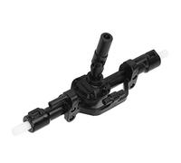 POENVFPO Plastic RC Car Rear Axle, Simple Design Easy to Install, for WPL MN Series 1/16 Military Crawler Truck Model, with High Performance Replacement Part