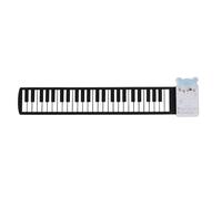 POENVFPO Portable 49-Key Rollable Electronic Piano Keyboard with 8 Tones for Kids, Foldable, Rechargeable Silicone Keyboard for Developing Music Skills and Understanding