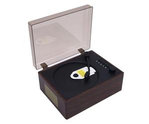 POENVFPO Portable CD Player, VERSATILE FORMAT SUPPORT, POWERFUL STEREO SOUND, PRECISE TECHNOLOGY, Portable CD Player, Remote Control, for (Walnut Color)