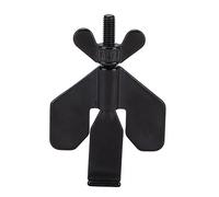 POENVFPO Portable Door Lock Lightweight Easy Install Anti Thief Lock for Home and Travel Security 304 Stainless Steel 1 Piece (Black)