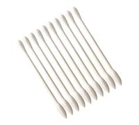 POENVFPO Portable Double Ended Cotton Swabs for Makeup Removal, Individually Wrapped Pack of 100, Soft and Durable for Travel