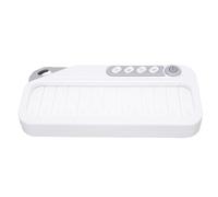POENVFPO Portable Rechargeable Baby Piano Toy, Rich Musical Experience, Safe & Durable Material, Captivating Touchscreen, Ideal for Early Education, Introductory Piano Functions, Play Mat (White)