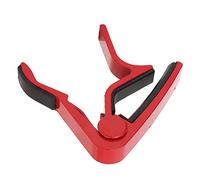 POENVFPO Premium Guitar with 5 Picks, Alloy Material, Strong Spring Clamp/Holder, Professional Trigger Style for Acoustic and Electric Guitars (Red)