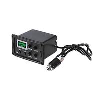 POENVFPO Professional Acoustic Guitar Equalizer with 3-Band EQ, Piezo Pickup, LCD Display, Volume Control and Built-in Tuner for Musicians