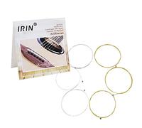 POENVFPO Professional Folk Guitar Strings Set, Steel Core with Copper Alloy Wound, Medium Tension, 6-String Pack for Acoustic Guitars