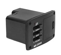 POENVFPO Professional Guitar and Ukulele Sound Pickup with Two-Stage Pickup, ±12dB Equalizer, Volume Control, Plastic Construction