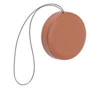 POENVFPO PU Leather Lens Cap for Mini41 Instant Camera, Retro Style Camera Lens Protection Cover with Anti Loss Strap, Precise Fit Scratch Resistant (Brown)