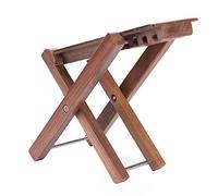 POENVFPO PUNK Black Walnut Guitar Foot Rest, Solid Wood Footstool with 4 Adjustable Heights, Foldable Design for Practice and Performance