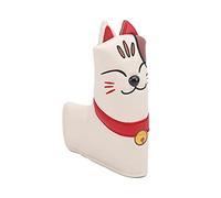 POENVFPO Putter Head Covers, L Type PU Leather Magnetic Closure with Thick Plush Padding for Most Putter Models, Cute Lucky Cat Embroidery