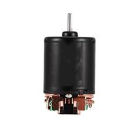 POENVFPO RC Car Motor, 540 Brushed Motor for 1/10 Scale Remote Control Vehicles Alloy Shell Replacement Parts with Bullets Plugs (80T)