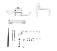 POENVFPO RC Crawler Hydraulic Steering Kit for VP VS4-10 Phoenix 1/10 | CNC Aluminum Alloy Servo Mount, Stainless Steel Linkage Rods, Precise Ball Joints, Direct-fit Upgrade for VP Frame