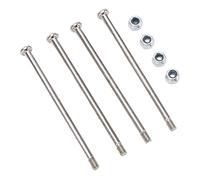 POENVFPO RC Screws and M3 Nuts Kit, Stainless Steel Components for RC Car Repair Parts, Fits 104001, Easy Installation and Exceptional Performance