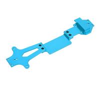 POENVFPO RC Second Floor Board, Aluminum Alloy Replacement Part for 144001 1/14 RC Car, with 2 Color Options (Blue)