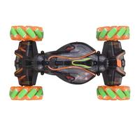 POENVFPO RC Stunt Car, 2.4GHz 4WD Gesture Sensing Car with Spray, Lights, Music, 360° Rotation, Hand Controlled Off Road Vehicle for Kids (Green)
