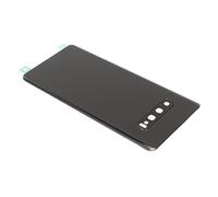 POENVFPO Rear Door Panel of the Back Cover of the Glass Battery for S10+Plus G975 with Design and Complete Repair Kit (Black)