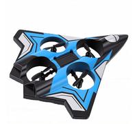 POENVFPO Remote Control Airplane, EPP Foam RC Plane Toy with 3 Speed Modes, LED Light, 360° Flip, Altitude Hold, Easy to Fly for Beginners, Kids, Adults, Indoor Outdoor Use