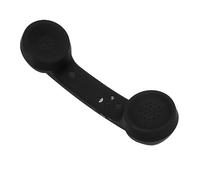 POENVFPO Retro Telephone Handset BT Headset Cordless Phone with HD Speaker Volume Control USB Charging for Cell Phone Computer (Black)