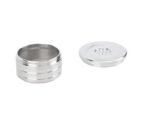 POENVFPO Reusable Coffee Capsule Stainless Steel Eco-Friendly Pods for Delta Q Coffee Machine 3 Pack (with Brush Spoon)