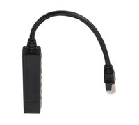 POENVFPO RJ45 Network Splitter Plug and Play, Practical RJ45 Splitter Adapter for Domestic Networking, Ethernet for Effective Data Transmission