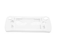 POENVFPO Shell Silicone Silicone Case Gaming Console for Rog Ally with Rocker Cap, Cuts for Pimples, Skeletal Heat Dissipation, for Players (White)