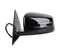 POENVFPO Side View Mirror Assembly Power Door Mirror with ABS Housing Heated Glass Auto Folding for S350 S400 S450 S550 S600 Drivers in Rain Snow Fog (Left Side)