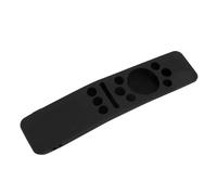POENVFPO Silicone Remote Control Cover for Smart TV, Durable Shockproof Design, Anti-Slip Functionality for Family Use, 1 Unit (Black)