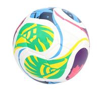 POENVFPO Size 5 Soccer Ball, PU Material with High Visibility Design for Kids Training and Outdoor Matches