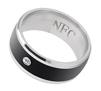 POENVFPO Smart NFC Multifunction Ring For Mobile Phone, Without Load Magic Wearable Device For Confidentiality Encryption and Application/Unlocking of the Application, Ideal For Data Sharing and