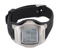 POENVFPO Soccer Referee Watch, Precise Timing: 1/100 Second Stopwatch, 10 Memory Channels, Stylish Silver Box/Cover with Black Rubber Strap, Multi-Function Display, Alarm Function, Widely