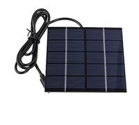 POENVFPO Solar Panels, Polycrystalline Silicon Portable Charger for Smartphones, 1.5W Power Bank for Outdoor Use