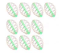 POENVFPO Spring Coil Inline Method Feeder Durable Lightweight Bait Thrower for Fishing Enthusiasts Metal 10PC Pack (Medium 31.5x15.75in)