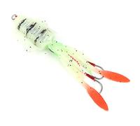 POENVFPO Squid Bait Luminous UV Soft Lure, Glowing Octopus Fishing with