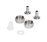 POENVFPO Stainless Steel Beer Keg Coupler Connector Fitting Ideal for Home Brewing Equipment 5/16in Barb 2 Units