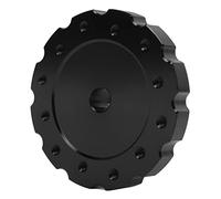 POENVFPO Steering Wheel Adapter Black Aluminum Alloy Wheel Hub PCD 73mm for T300 T500 Racing Simulator Users Precise Fit Includes 6 Screws and Hex Wrench
