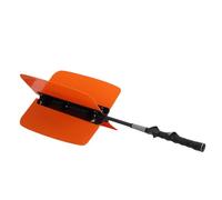 POENVFPO Swing Trainer Fan, Weighted Head Flexible Shaft Training Aid for Power Swing Practice, with Easy Installation for Home Driving Range Course (Orange)