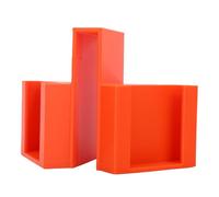 POENVFPO Tennis Camera Mount, ABS Secure On Mount for 7.2 Inch Phones Tennis Match Analysis Practice Streaming (Orange)