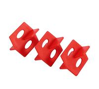 POENVFPO Tile Leveling System 50Pcs Red Durable Spacer for Ceramic Floor Wall Installation