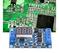 POENVFPO Timer Delay Switch Circuit Board PCB Timer Delay Relay Module 12V 24V 5 to 36V 15A 400W MOS Control for Actuator Cycle Timing in Automation Control Projects