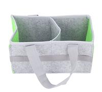 POENVFPO Toniebox Carrying, Felt Kids Travel Toy Organizer Musical Toy Folding Hand Bag for Toniebox Player Starter Set (Green)