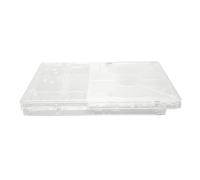 POENVFPO Transparent Lightweight PS Slim Clear Case Kit for The Retro Video Game Console, Sustainable Replacement Shell for PS Slim, Ideal for All Regions of The Game Console (for 7XXXX)