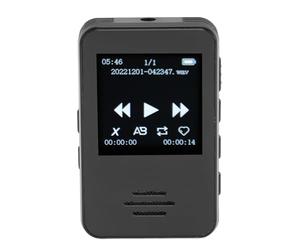 POENVFPO Transparent Sound Recording of 32 GB Digital Language Record with Bluetooth5.2, Portable Language Registrar for Employees of the Student Office, ABS Material